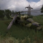 Военный вертолет из игры
